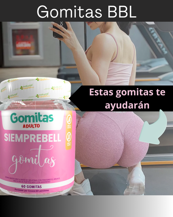 Gomitas BBL Aumenta Busto y Gluteos con Aguaje - Invima A